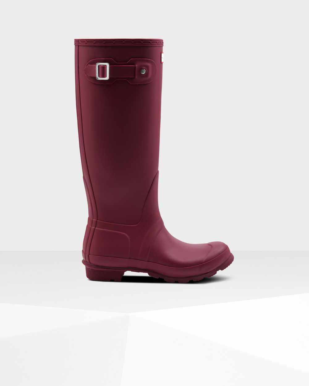 Stivali Pioggia Hunter Original Tall Donna - Bordeaux/Rosse | 153-604853 IT